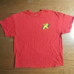 Batman Robin Red T Shirt XXL Licensed 2X Marvel